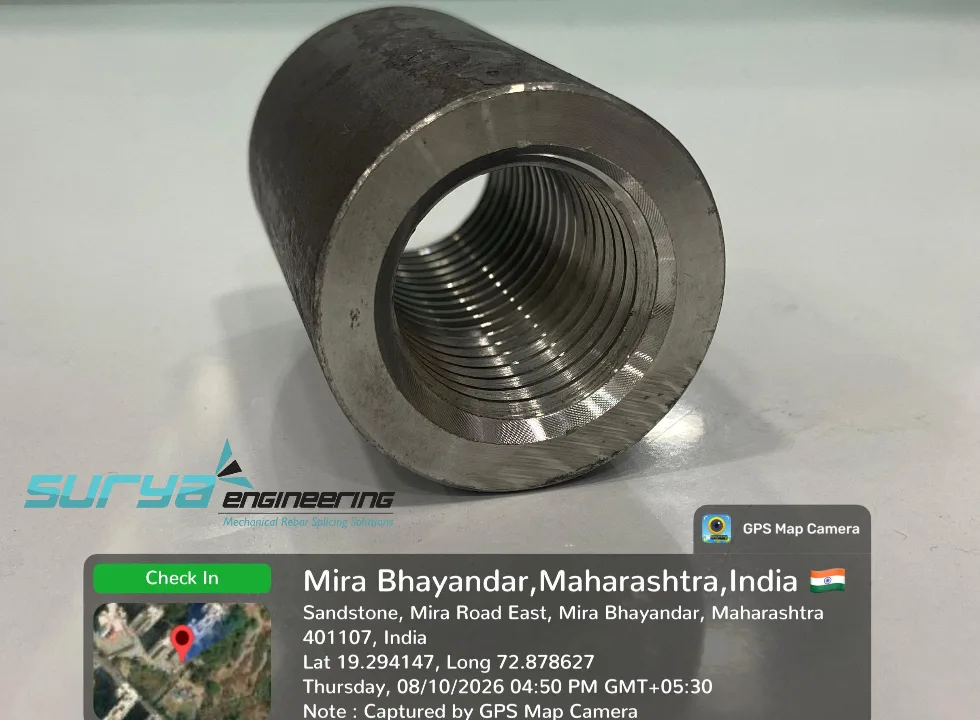 Taper Threaded Rebar Coupler